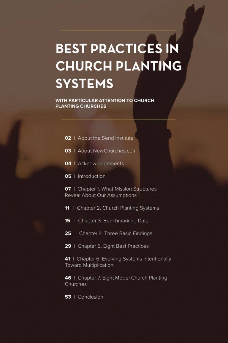 Best Practices in Church Planting Systems Send Institute