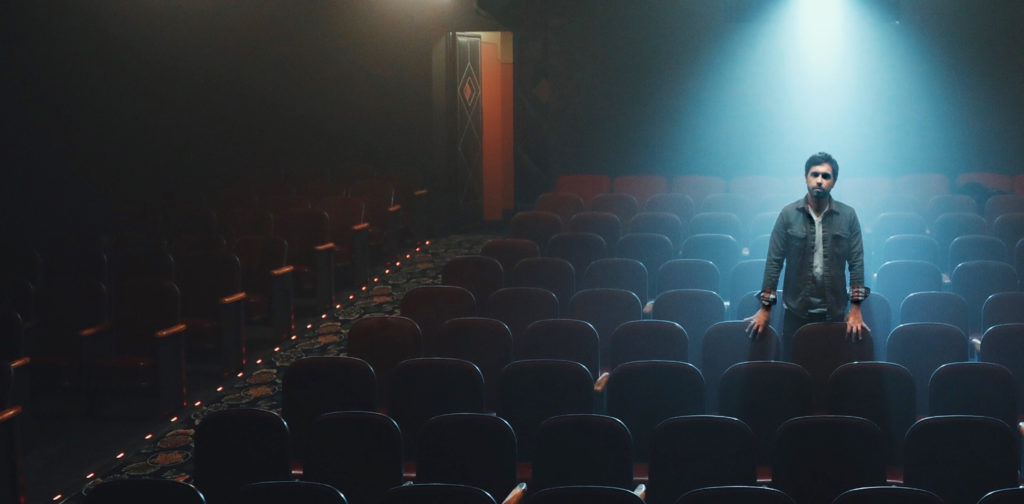 declining numbers man in theater